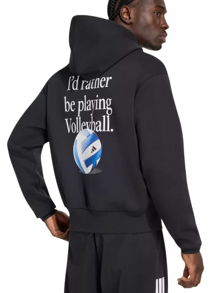 Sweatshirt med huva adidas Volleyball Category Logo Graphic