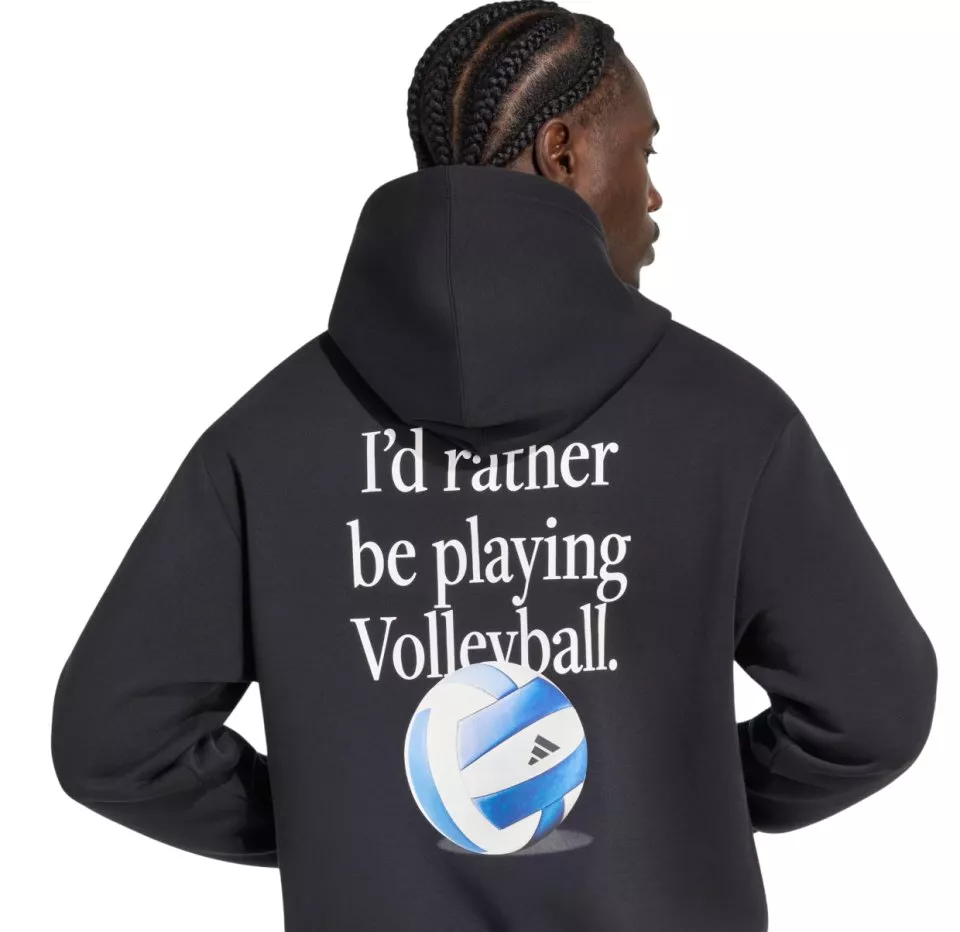 Sweatshirt med huva adidas Volleyball Category Logo Graphic