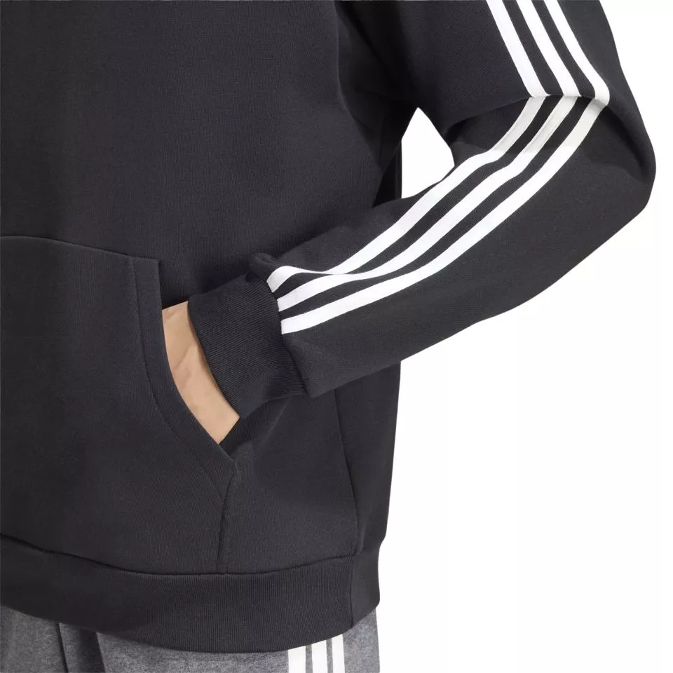 Φούτερ-Jacket με κουκούλα adidas Essentials 3-Stripes French Terry