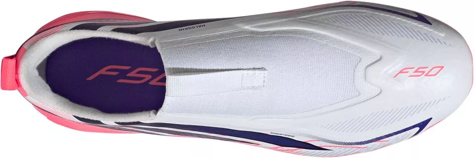 Otroški nogometni čevlji brez vezalk adidas F50 Hyperfast League Laceless AG