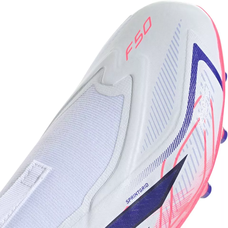 Otroški nogometni čevlji brez vezalk adidas F50 Hyperfast League Laceless AG