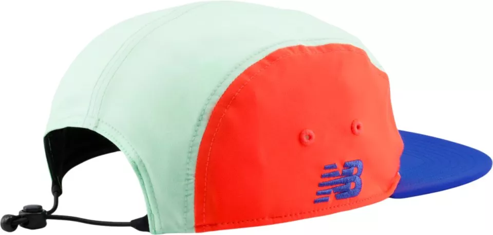 New balance Unisex 5 Panel running hat Reflective UV Salmon And Gray New balance Unisex 5 Panel running hat Reflective UV Salmon  main image 2