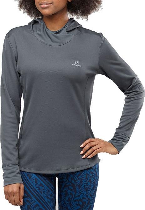 Felpe con cappuccio Salomon AGILE LS HOODIE W