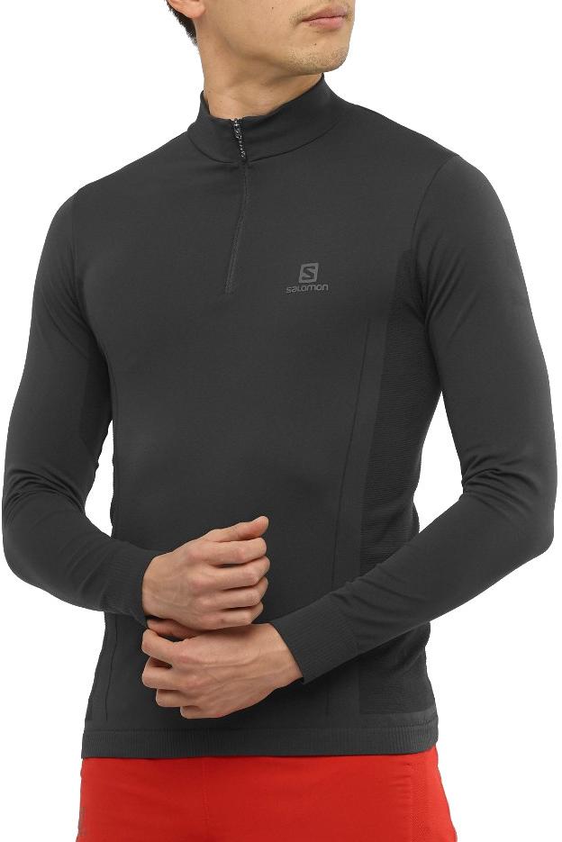 Magliette a maniche lunghe Salomon EXPLORE SEAMLESS HALF ZIP M