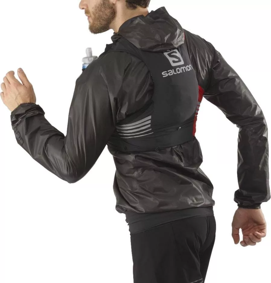 Gilet Salomon SENSE 5 SET LTD ED-BLACK-GOJI BERRY-