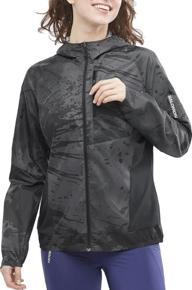 Hooded jacket Salomon BONATTI CROSS FZ HOODIE W - Top4Running.com