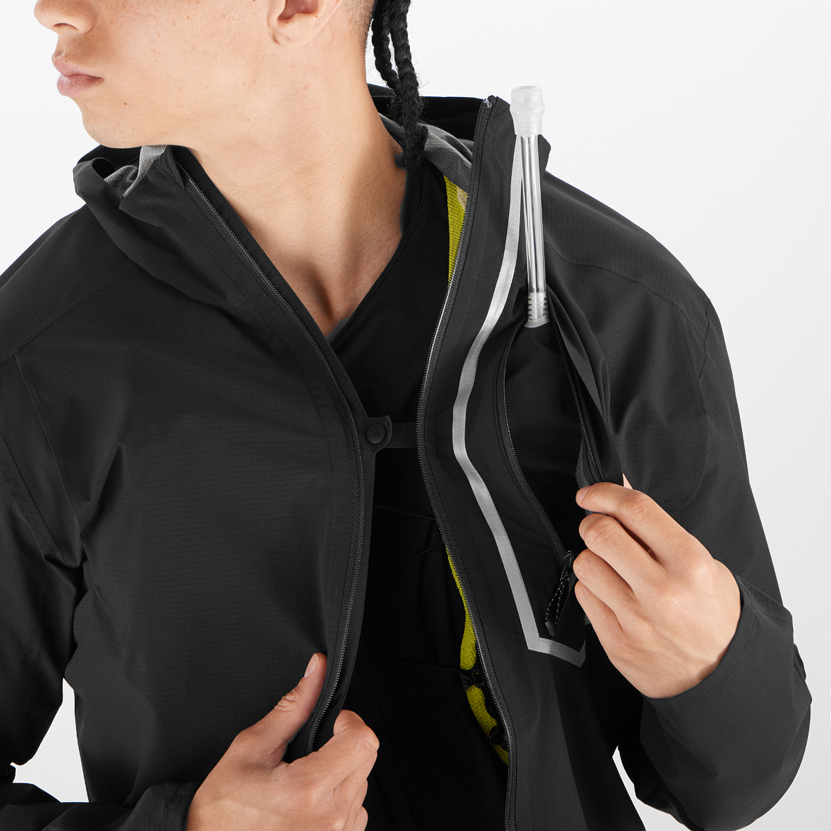 BONATTI TRAIL JACKET （メンズ） DEEP DIVE L Hooded jacket Salomon BONATTI TRAIL JKT M - Top4Running.com