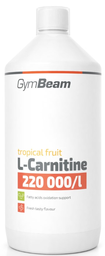 bebidas ionicas L-Karnitin GymBeam 1000 ml - tropical fruit