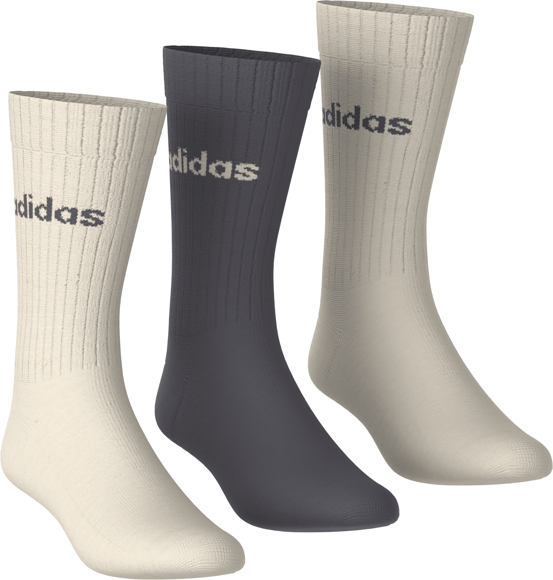 adidas Linear Crew Cushioned 3 pairs