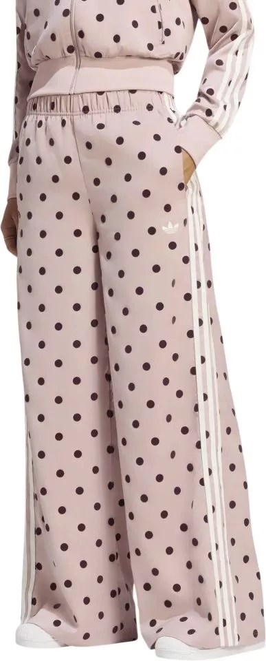 Παντελόνι adidas Originals Satin Polka Dots Wide Leg