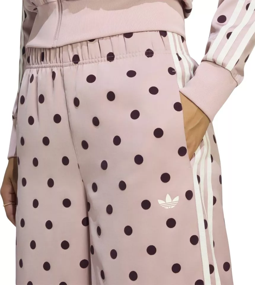Παντελόνι adidas Originals Satin Polka Dots Wide Leg