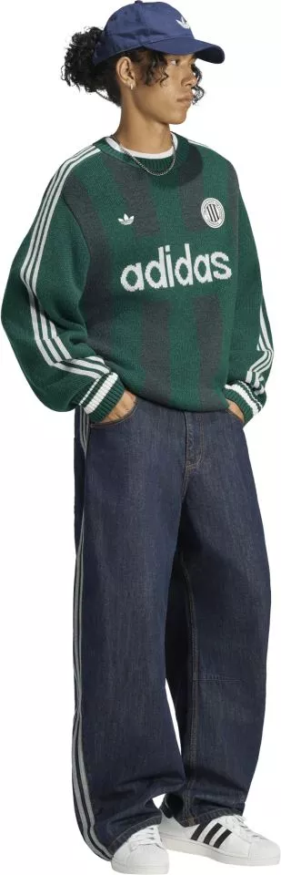 Ανδρικό πουλόβερ adidas Winter Club Knitted GFX Crewneck