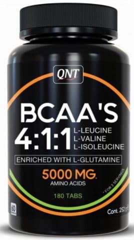 QNT BCAA S 4:1:1 + Glutamin - 180 kapslí