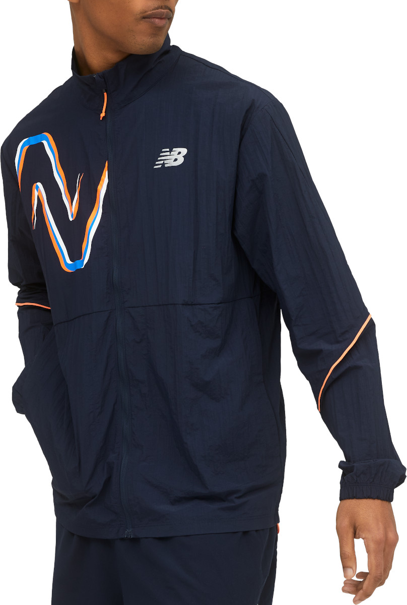 New Balance Graphic Impact Run Packable Jacket
