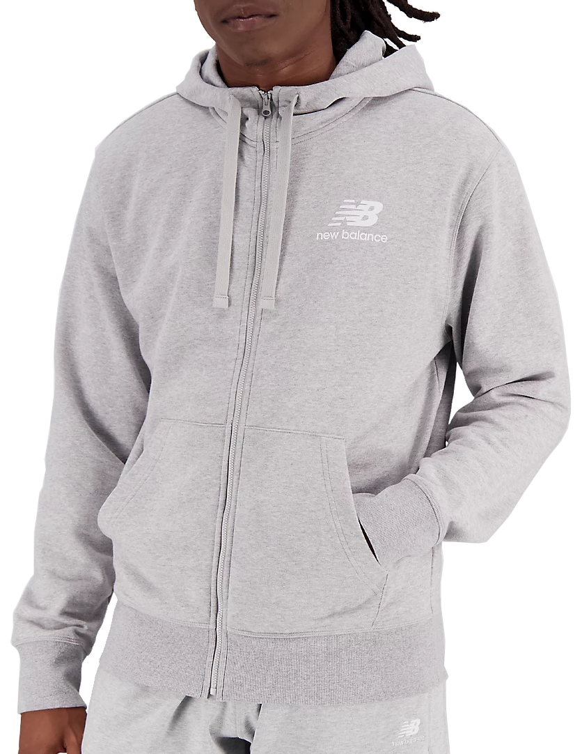Sudadera con capucha New Balance Essentials Stacked Logo French Terry