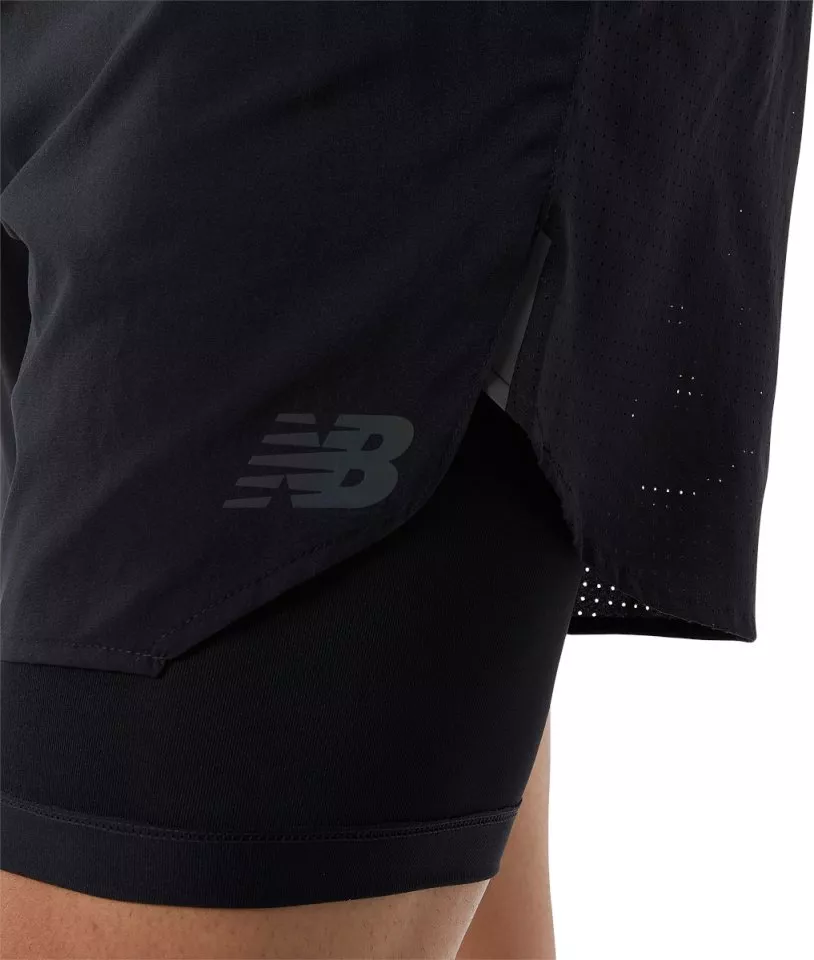 New Balance Q Speed 5 Inch 2 in 1 Short Rövidnadrág