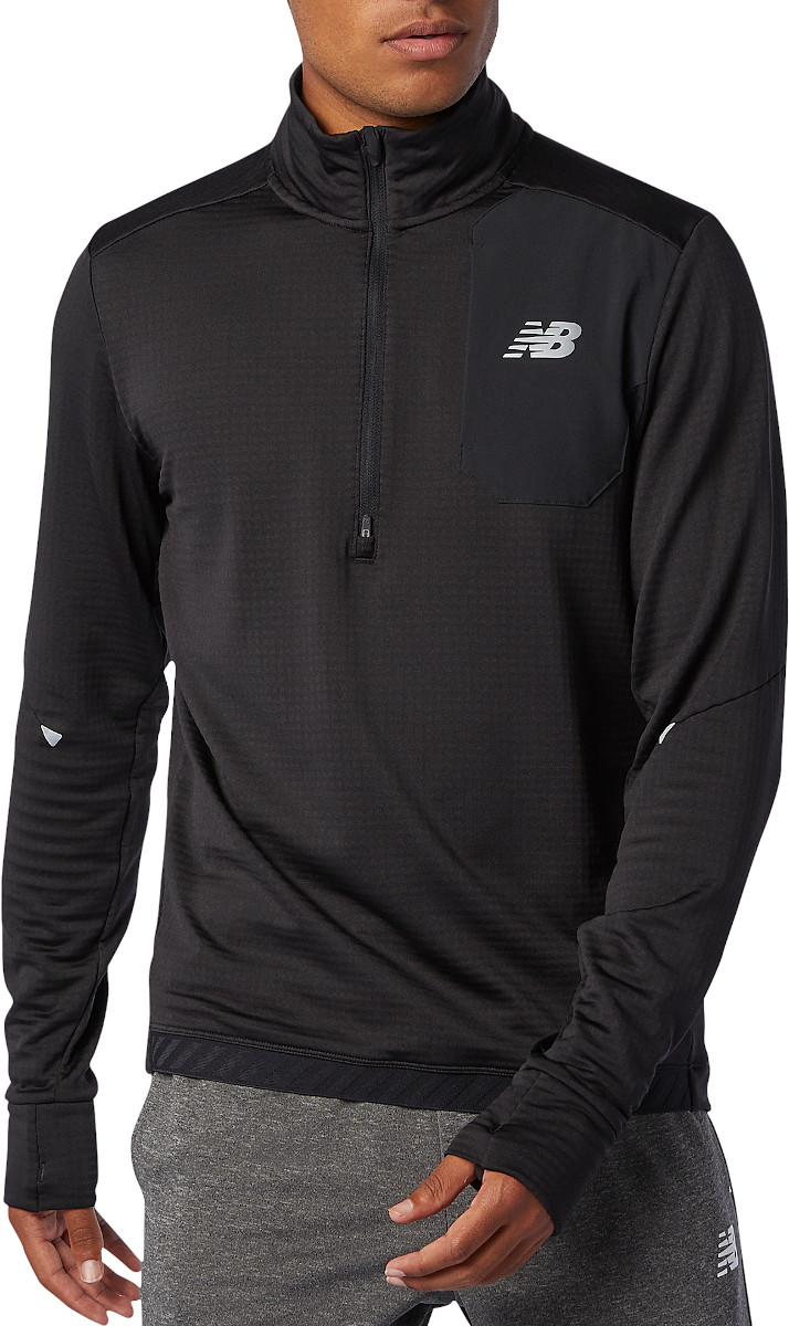 Long-sleeve T-shirt New Balance NB Heat Grid Half Zip