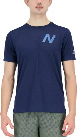 New Balance Graphic Impact Run Short Sleeve T-Shirt