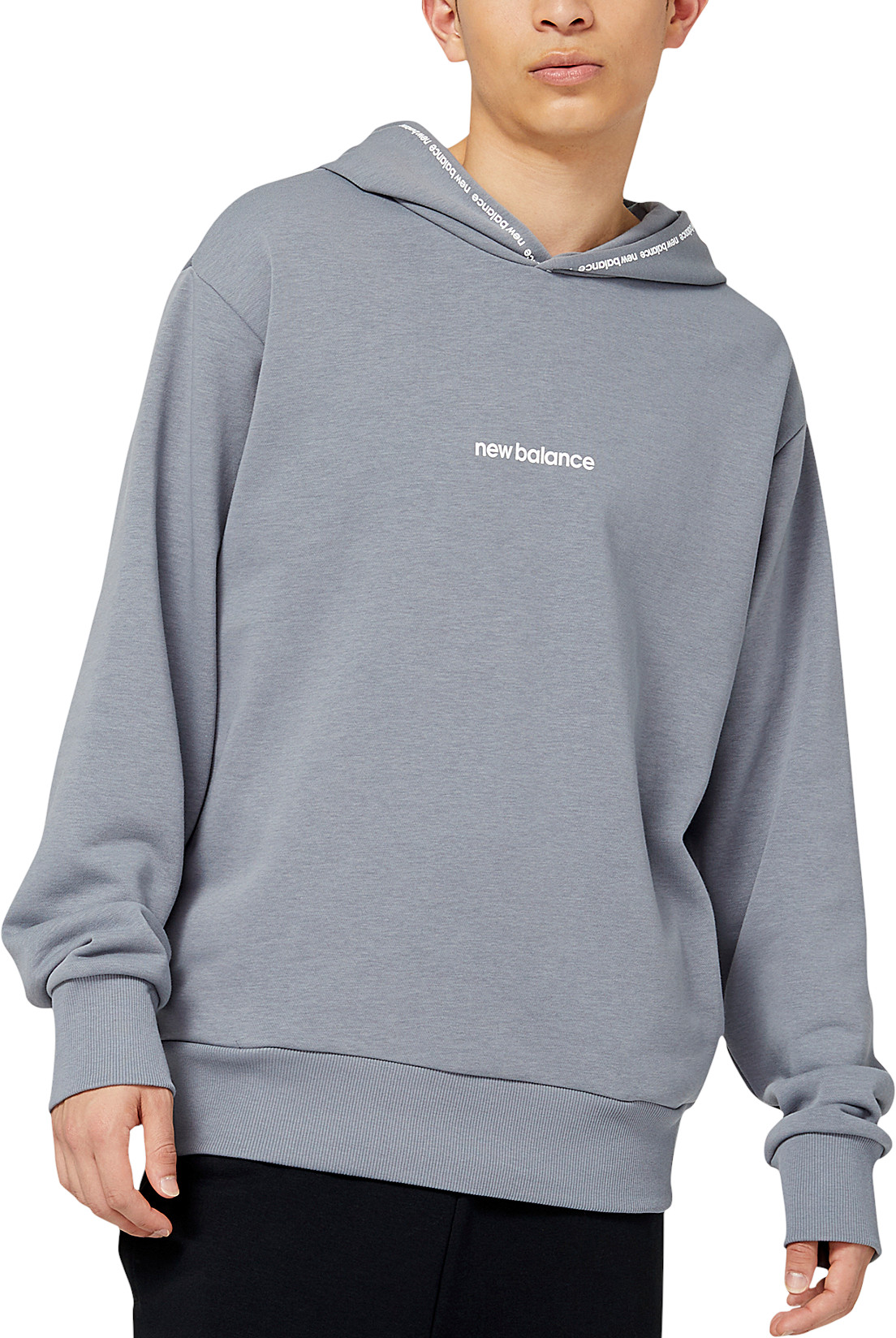 Sweatshirt med huva New Balance NB Essentials Fleece Hoodie
