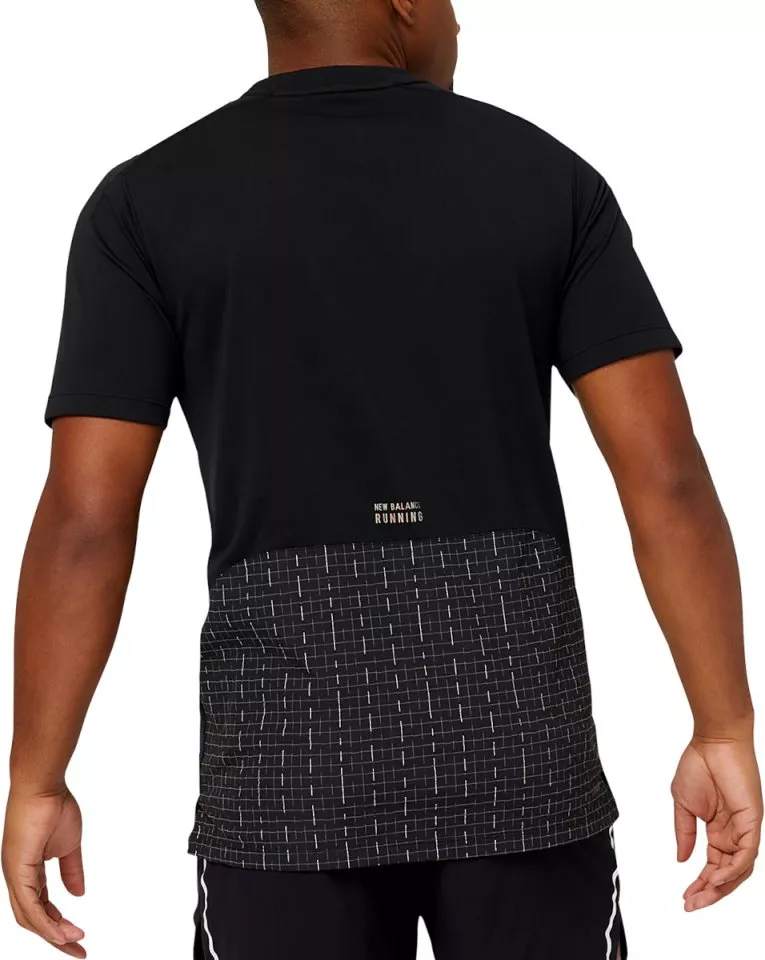 Pánské běžecké tričko s krátkým rukávem New Balance Impact Run Luminous