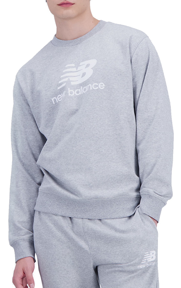 Hanorac New Balance Essentials Stacked Logo French Terry Crewneck