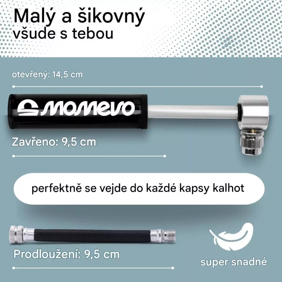 Inflador Momevo PocketAir Mini Pump