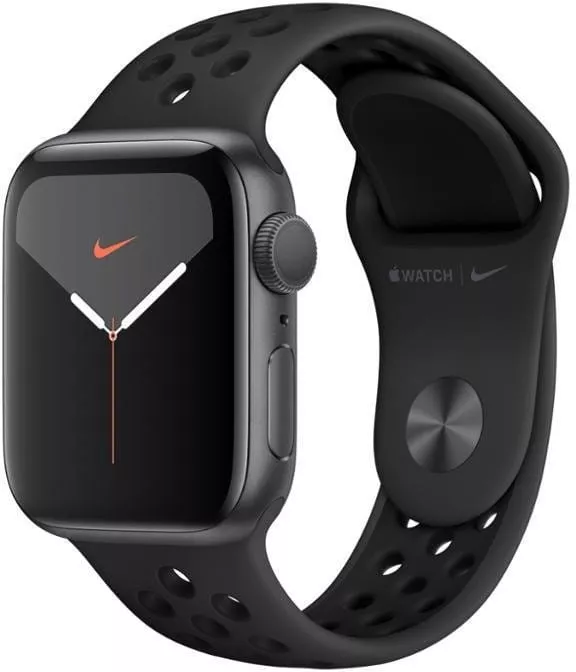 Hodinky Apple Watch Series 5 GPS, 40mm Space Grey Aluminium Case with Anthracite/Black Sport Band