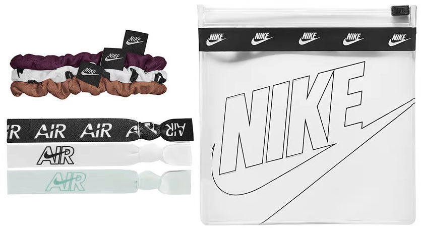 Κορδέλα μαλλιών Nike MIXED HAIRBANDS 6 PK WITH POUCH