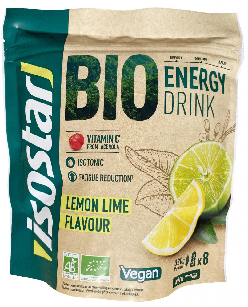 Biojonisk sportdryck i pulver Isostar HYDRATE & PERFORM 320g lime/citron