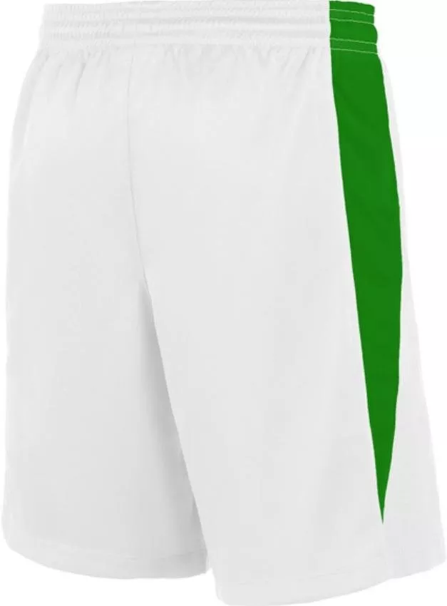 Šortky Nike YOUTH TEAM BASKETBALL STOCK SHORT-WHITE/PINE GREEN