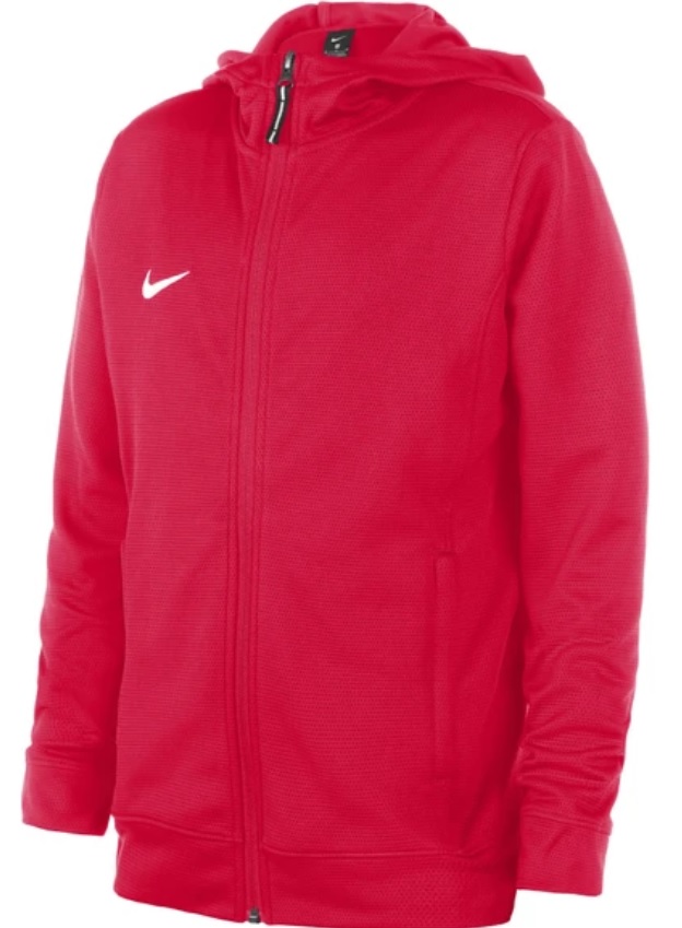 Nike YOUTH TEAM BASKETBALL HOODIE FULL ZIP Kapucnis melegítő felsők