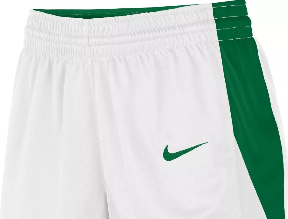 Sorturi Nike WOMEN S  TEAM BASKETBALL STOCK SHORT-WHITE/PINE GREEN