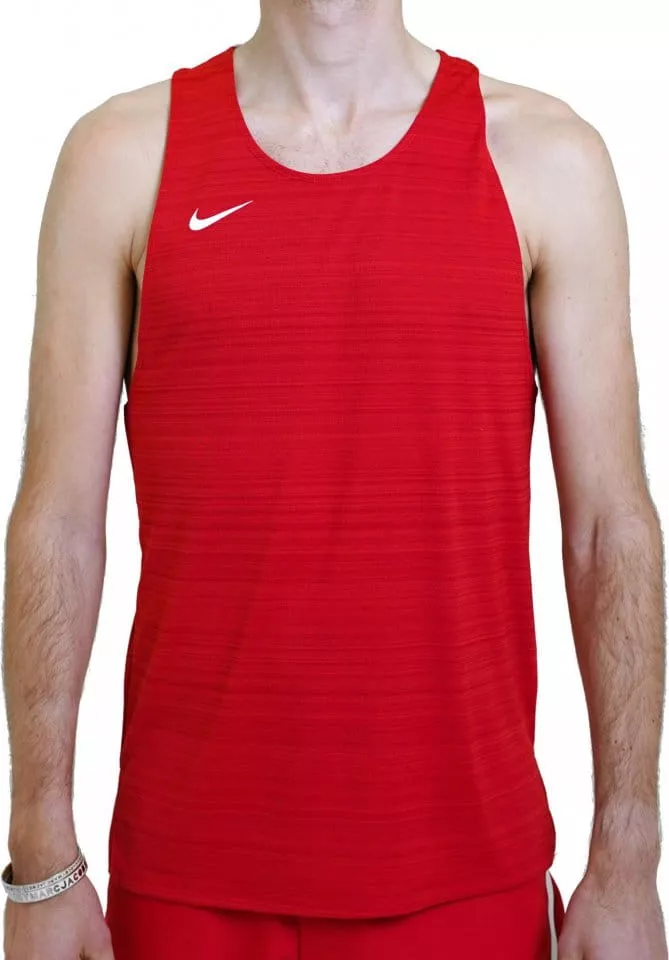 Nike men Stock Dry Miler Singlet Atléta trikó