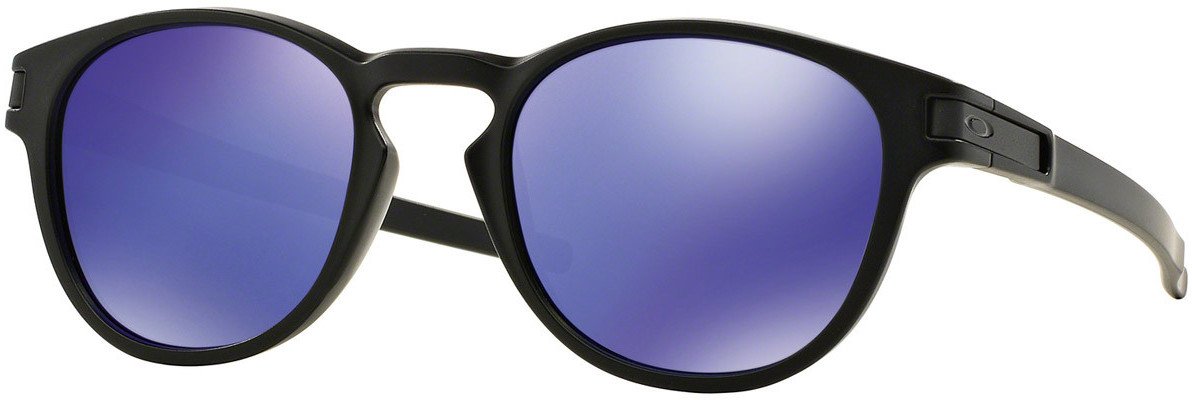 Sunglasses OAKLEY Latch Matte Black w/ Violet Iridium