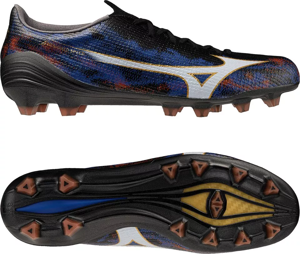 Mizuno αIII　ジャパン Mizuno Alpha III Made in Japan Firm Ground - Black/Ancient Water
