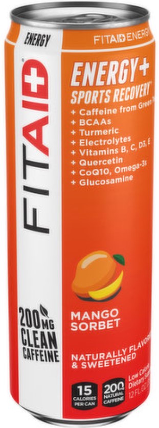 Energetický nápoj FitAid Energy+ Mango 355ml