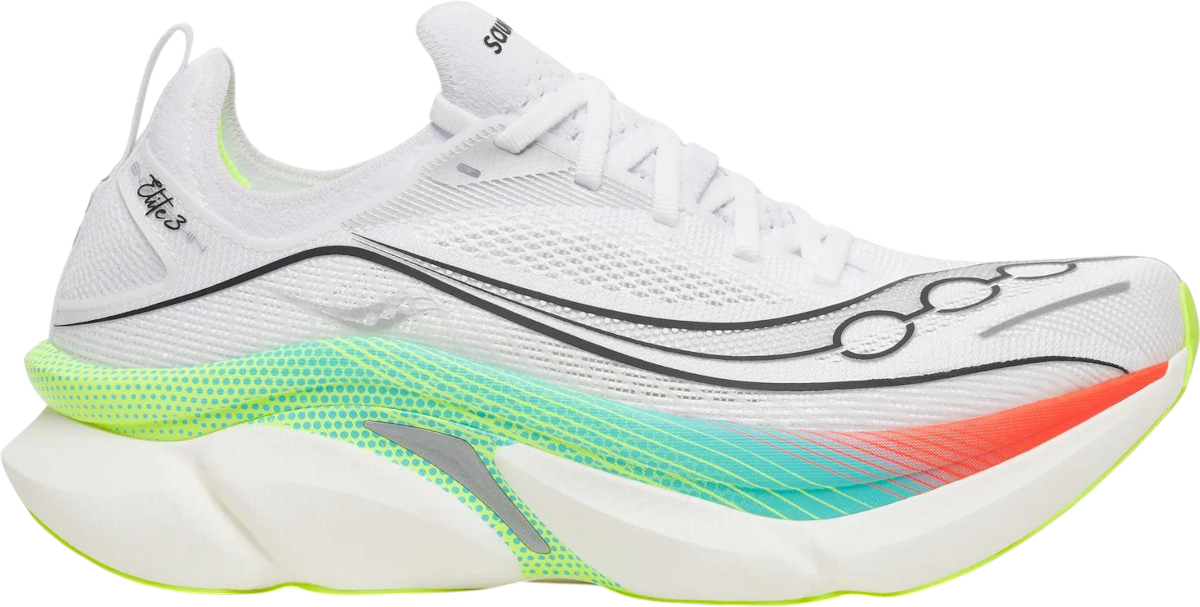 Saucony Endorphin Elite 3 Hardloopschoen, 46, Wit