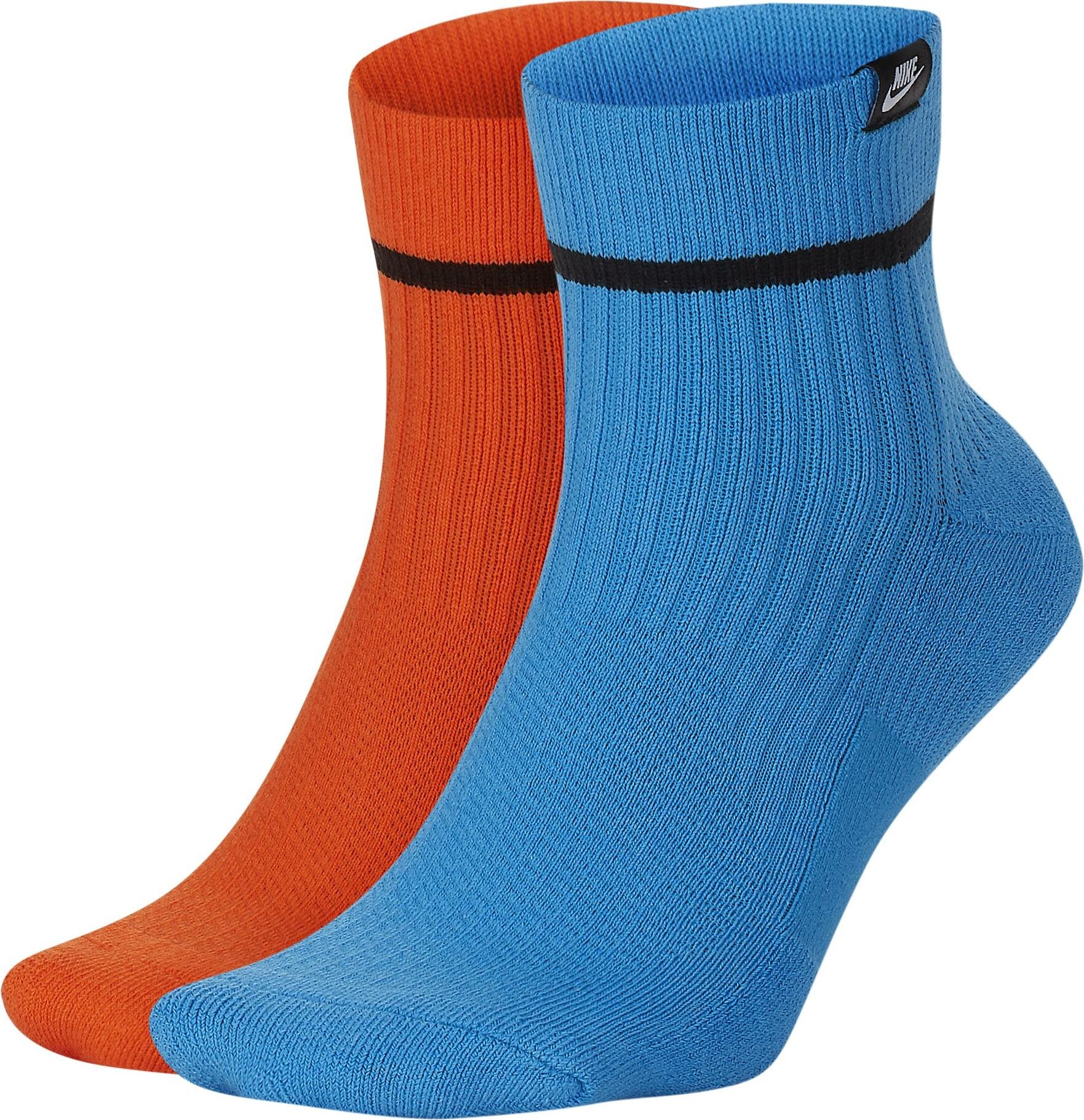 Socks Nike U SNKR SOX ANKLE 2PR - HI 