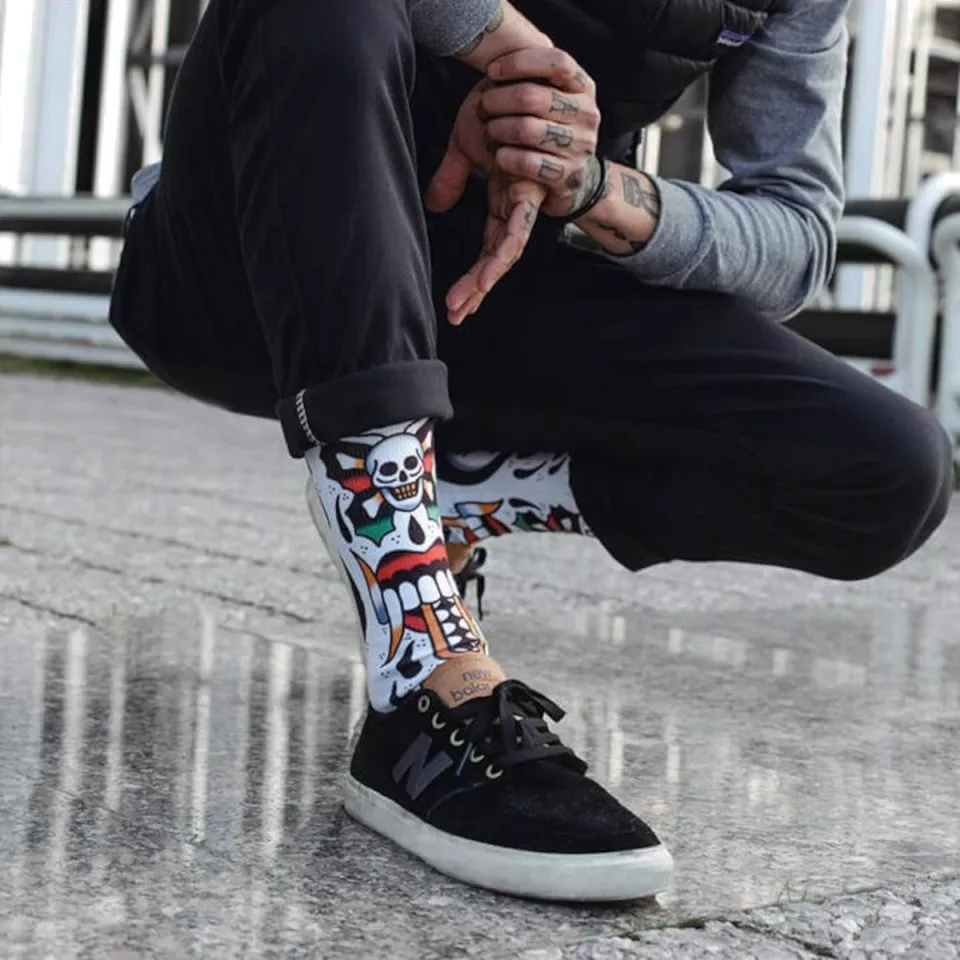 Chaussettes Pacific and Co SKULL