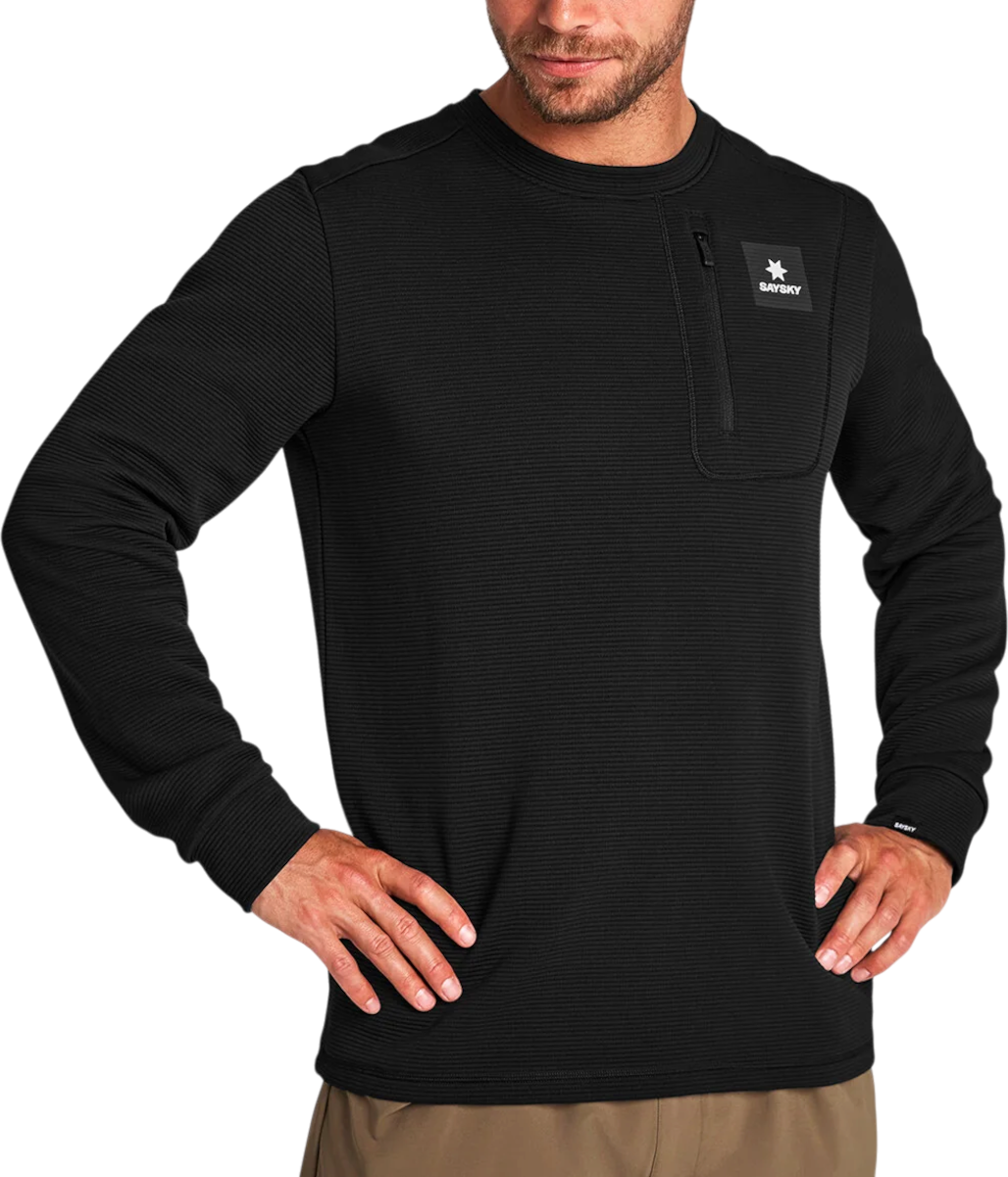 Saysky Motion Tech Sweatshirt, XL, Zwart