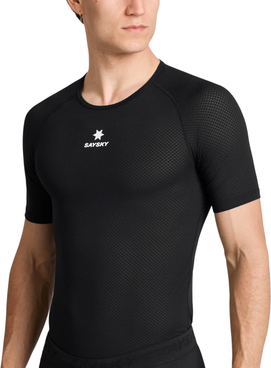 Saysky Mesh Base T-shirt, XL, Zwart