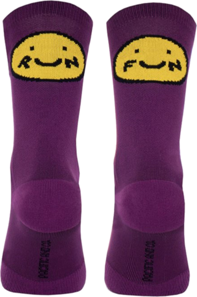 Ponožky Pacific and Co SMILE RUN (Auberginie)