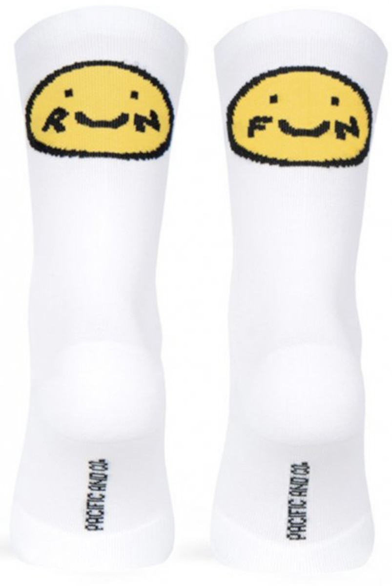 Socks Pacific and Co SMILE RUN (White)