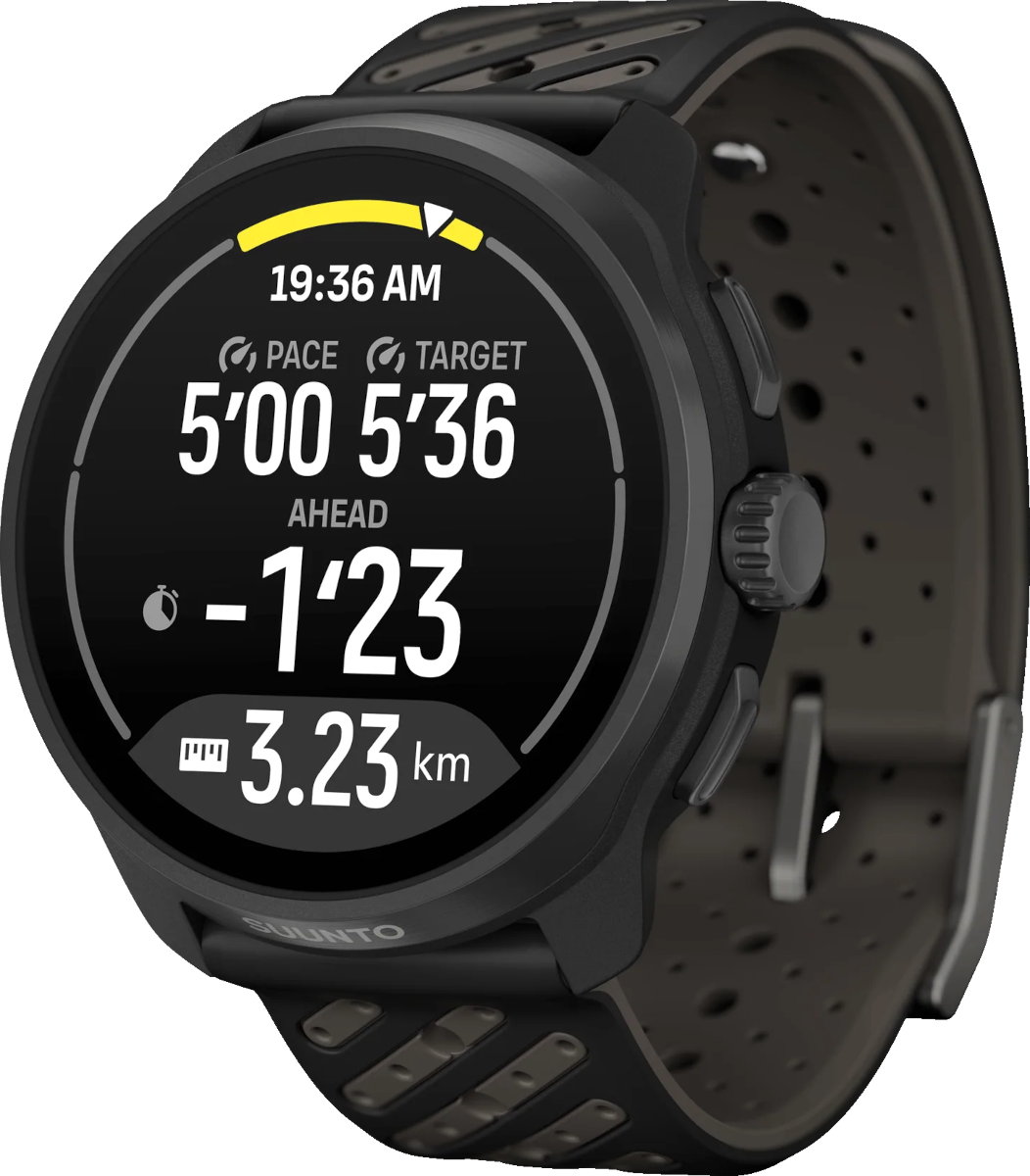 SUUNTO Race 3S Titanium Horloge, Universele maat, Zwart