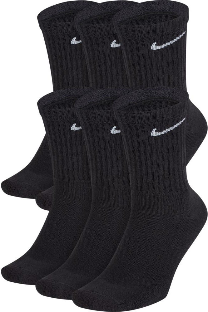 Šest párů tréninkových ponožek Nike Everyday Cushioning Crew