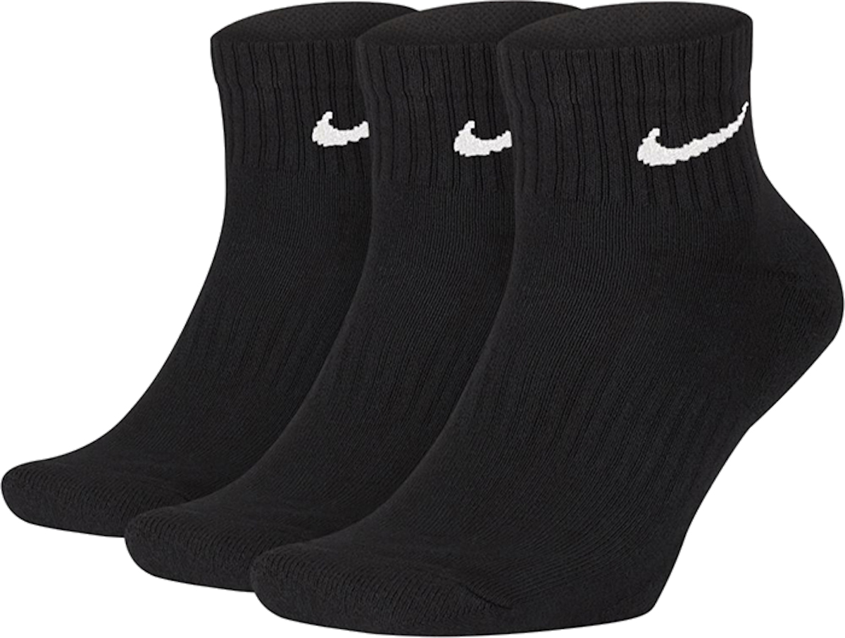 Tři páry tréninkových ponožek Nike Everyday Cushioning Ankle