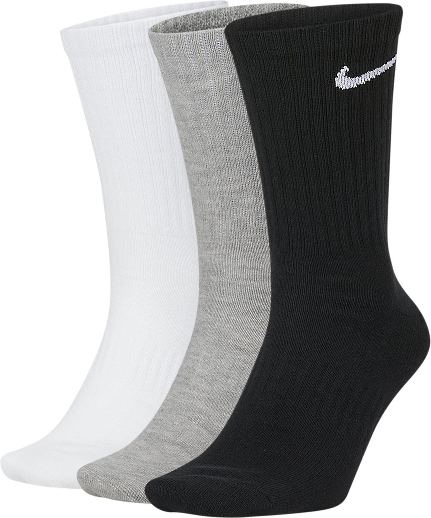 Středně vysoké tréninkové ponožky (3 páry) Nike Everyday Lightweight