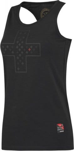 LADY TOP THORNFIT CROSS BLACK