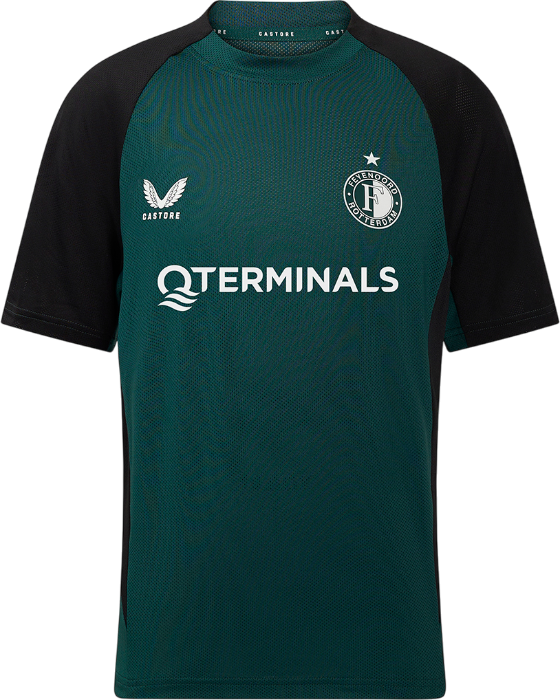 Castore Feyenoord Rotterdam Rise Pro Coaches Training Shirt Kids