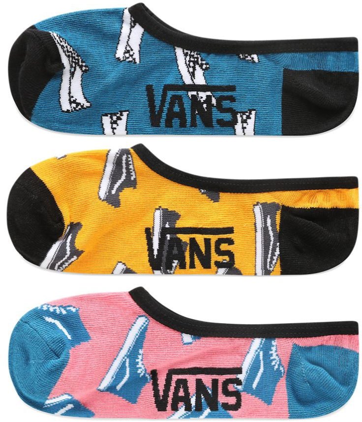 Ponožky Vans WM KICK BACK CANOODLES 7-10 3PK